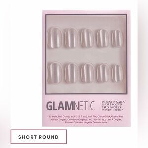 Glamnetic pure intentions Short Round Press-On Nails 30 nails